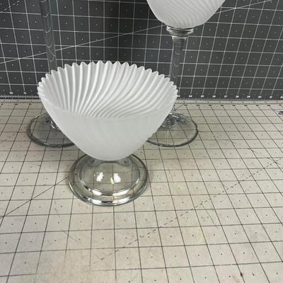Glass DÃ©cor or Candle Holders 