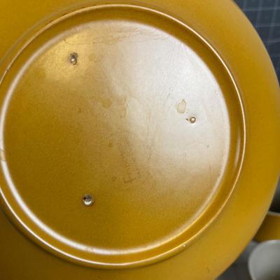 Fabulous Eldorado Earthenware FRANCISCAN Stoneware Partial Set Mustard Gold Flower Design