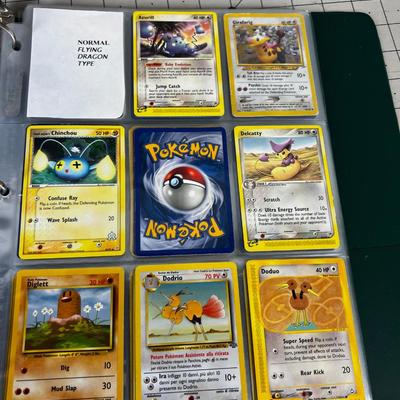 Collection of Vintage PokÃ©mon Cards In Sleeves in a Binder