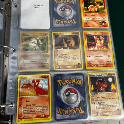 Collection of Vintage PokÃ©mon Cards In Sleeves in a Binder