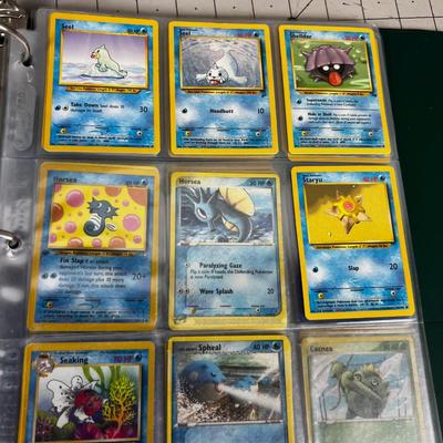 Collection of Vintage PokÃ©mon Cards In Sleeves in a Binder