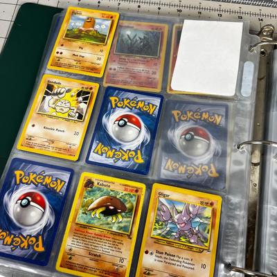 Collection of Vintage PokÃ©mon Cards In Sleeves in a Binder