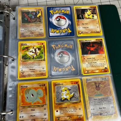 Collection of Vintage PokÃ©mon Cards In Sleeves in a Binder
