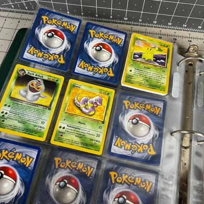 Collection of Vintage PokÃ©mon Cards In Sleeves in a Binder