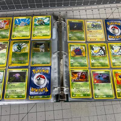 Collection of Vintage PokÃ©mon Cards In Sleeves in a Binder