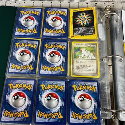 Collection of Vintage PokÃ©mon Cards In Sleeves in a Binder