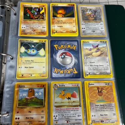 Collection of Vintage PokÃ©mon Cards In Sleeves in a Binder