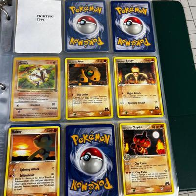 Collection of Vintage PokÃ©mon Cards In Sleeves in a Binder