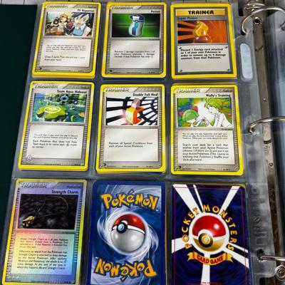Collection of Vintage PokÃ©mon Cards In Sleeves in a Binder