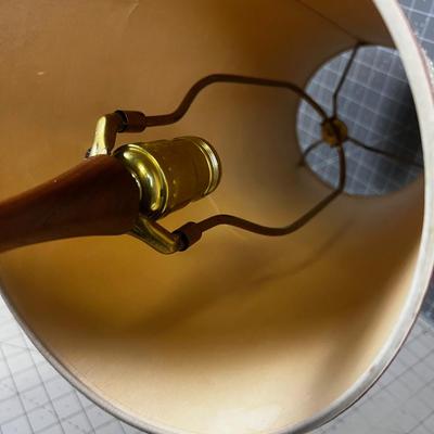 MCM Ceramic and TEAK Desk Lamp