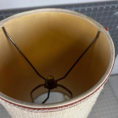 MCM Ceramic and TEAK Desk Lamp