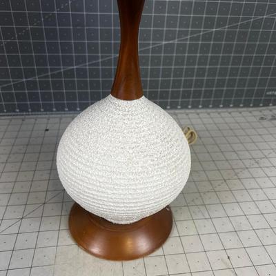 MCM Ceramic and TEAK Desk Lamp