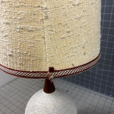MCM Ceramic and TEAK Desk Lamp
