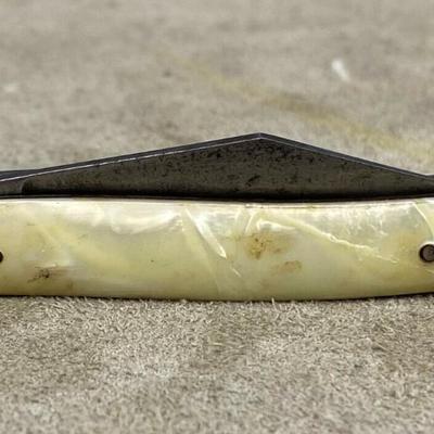  vintage IMPERIAL USA SMALL 2 BLADE PENKNIFE CRACKED ICE HANDLES
