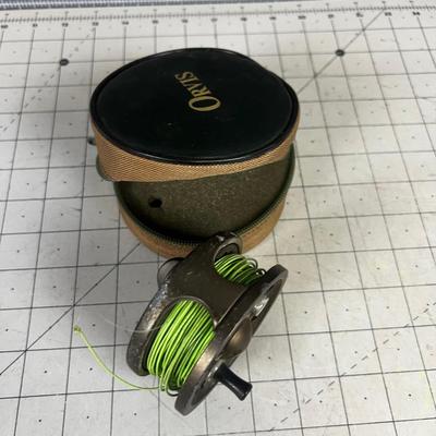 Martin No. 56 Fly Reel with Line and a Case