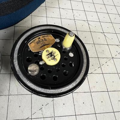 Vintage Sportcraft Fly Reel With Case and Pflueger Spool 
