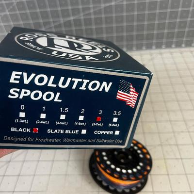 Ross Reels Extra Spool With Original Box Black