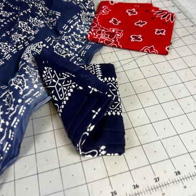 A Large Lot of COWBOY Handkerchiefs SOME Vintage!