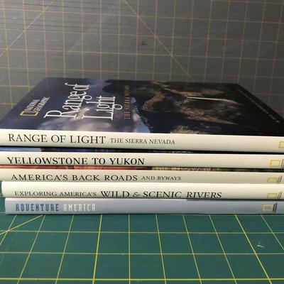 Lot of 5 National Geographic Books HCDJ American Journey
