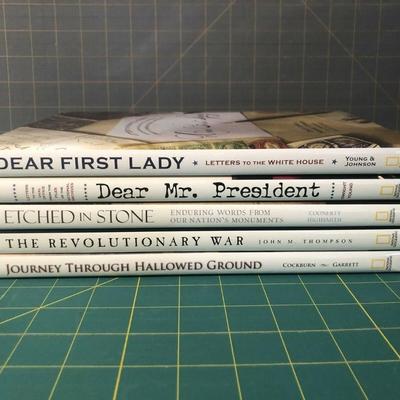 Lot of 5 National Geographic Books HCDJ American History