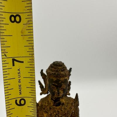 Early 19th Century Thai Gilt Bronzed Buddha