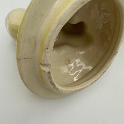 American Bisque Kitten on Beehive Cookie Jar