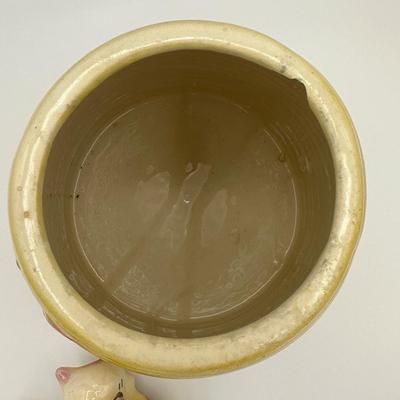 American Bisque Kitten on Beehive Cookie Jar