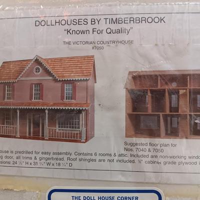 Dollhouses by Timberbrook Doll house to be constructed The Victorian Country house #7050