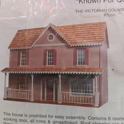 Dollhouses by Timberbrook Doll house to be constructed The Victorian Country house #7050
