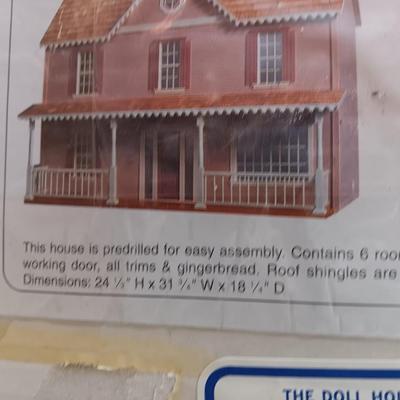 Dollhouses by Timberbrook Doll house to be constructed The Victorian Country house #7050