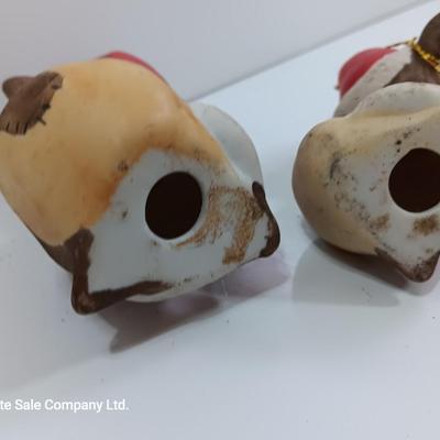 Four little ceramic mice