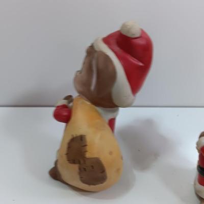 Four little ceramic mice