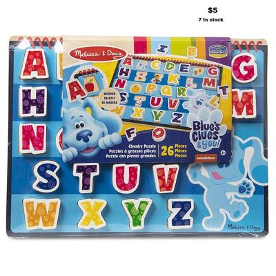 New in package  Blues clues  Chunky Wooden puzzle