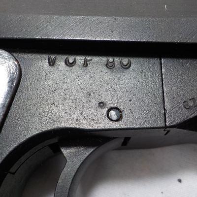 Czech Republic model cz-54, matte black, 4.5 semi auto/ 7.65x25./ $350 to $700.