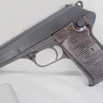 Czech Republic model cz-54, matte black, 4.5 semi auto/ 7.65x25./ $350 to $700.