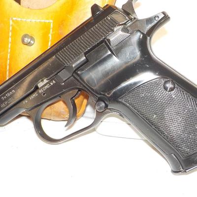 Czech- cz-82 compact semi-auto pistol, 9x 18 mm, makarov.est. $300 to $700.