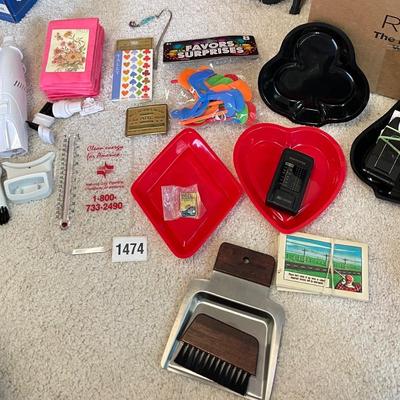 Rain gauge, tally pads etc