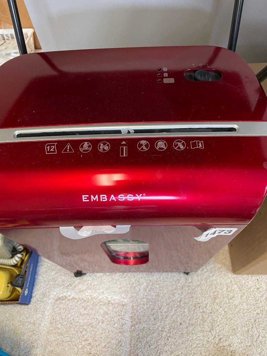 Embassy paper shredder