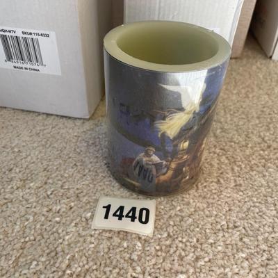 Set of 2 flameless candles