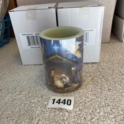 Set of 2 flameless candles