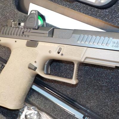 CZ - P- 10 C,/ 9mm , pistol made in Czech, est. $300 to $ 500.