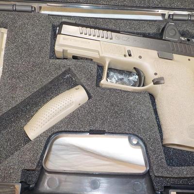 CZ - P- 10 C,/ 9mm , pistol made in Czech, est. $300 to $ 500.