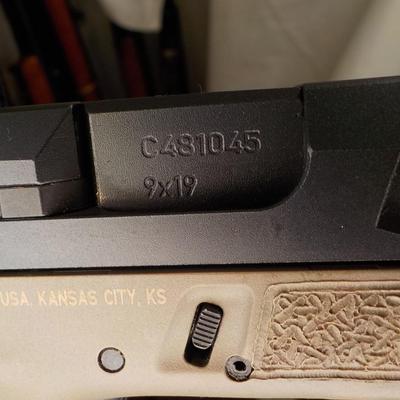 CZ - P- 10 C,/ 9mm , pistol made in Czech, est. $300 to $ 500.