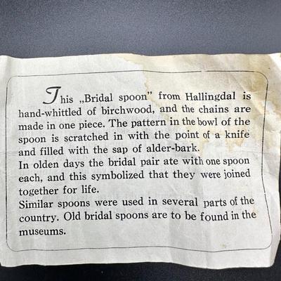 1960â€™s Norwegian Wedding Spoons