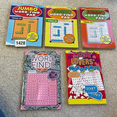 Jumbo word find books