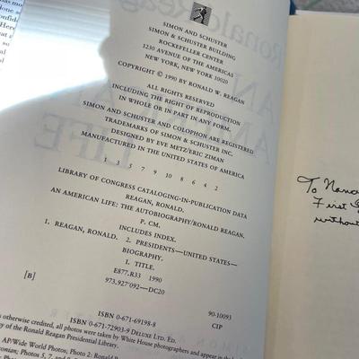 Walter Cronkite, Ronald Reagan and constitution books