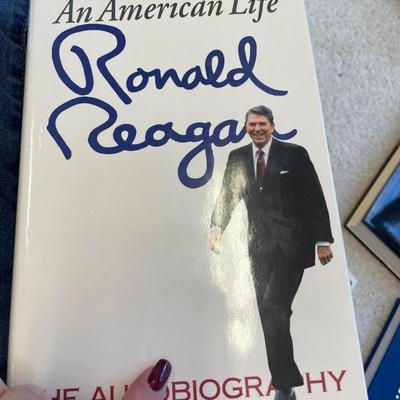 Walter Cronkite, Ronald Reagan and constitution books