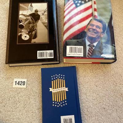 Walter Cronkite, Ronald Reagan and constitution books