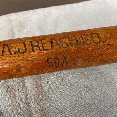 AJ Reach Co. wood baseball bat
