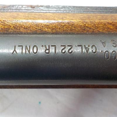 Marlin Glenfield model 60 / 22 LR. semi auto / w/ scope rifle. est. $120 to $250.